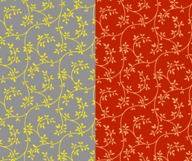 The leaves of decorative pattern background vector Graphic