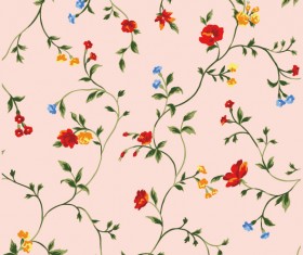 little flower background vector