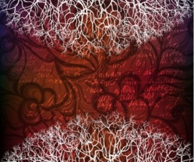 tree silhouette elements Background 03 vector