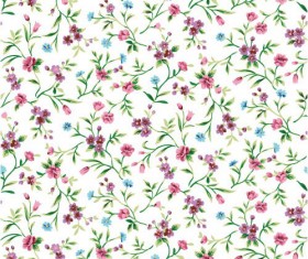 Small broken flower background vector