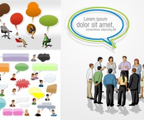 Cartoon characters and dialog box