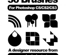 36 Set of vector Photoshop Brushes