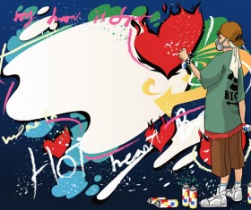 Trend of the people set 144 vector