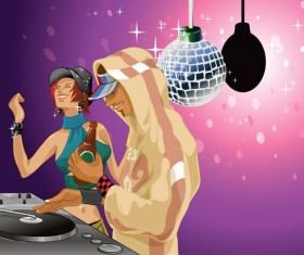 Trend of the people set 146 vector