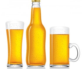 Blank beer vector Graphic