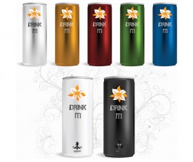 Pop-top cans vector graphic