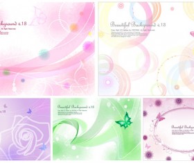 The butterfly and the lines of the background vector