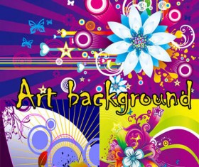 Colorful fashion background vector