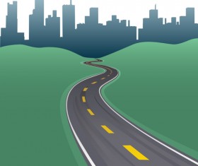 Different Road design vector 03