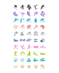 Olympic icons 1 vector