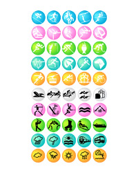 Olympic icons 2 vector