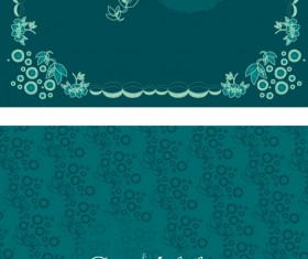 Retor Floral border vector