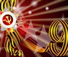 Victory Day 9 May design vector graphics 05