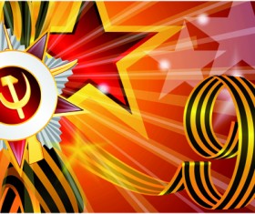 Victory Day 9 May design vector graphics 06