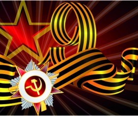 Victory Day 9 May design vector graphics 07