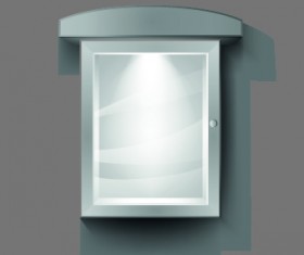 Blank exhibition Object vector 01