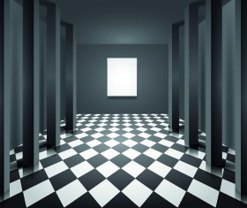 Blank exhibition Object vector 02