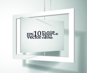 Blank exhibition Object vector 04