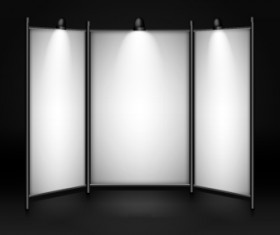 Blank exhibition Object vector 05