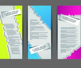 Brochures and flyers abstract cover vector 01