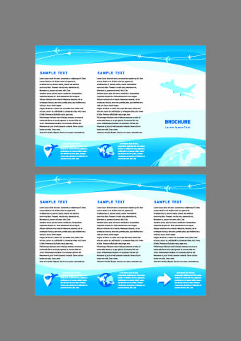 Brochures and flyers abstract cover vector 02
