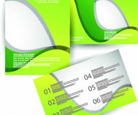 Brochures and flyers abstract cover vector 04