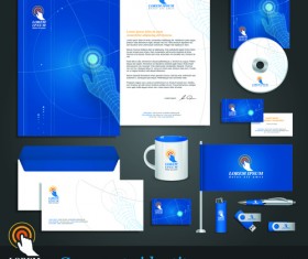Corporate Identity Kit vector Templates 02