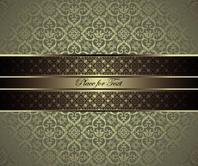 luxurious Damask Patterns background 04