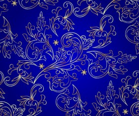 Vintage Gold Floral ornaments 01