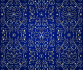 Vintage Gold Floral ornaments 04