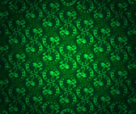 Vector Green seamless pattern background 01