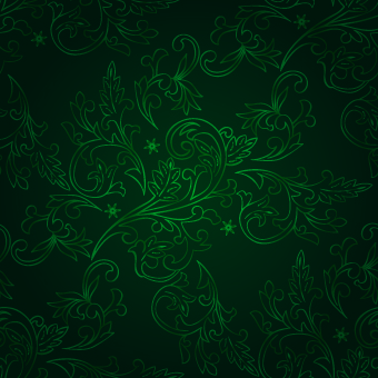 Vector Green seamless pattern background 04