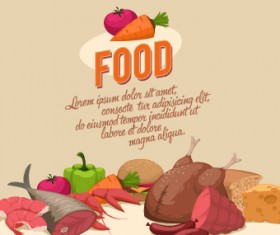 Vintage food Logo vector 02