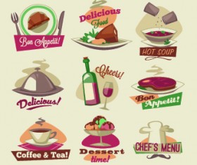 Vintage food Logo vector 05