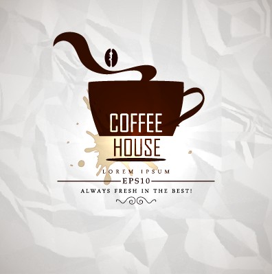 Coffee house menu cover vector 02