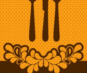 Vintage menu covers vector 02