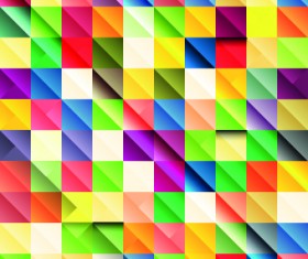 Multicolored Mosaics squares backgrounds 01