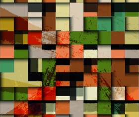 Multicolored Mosaics squares backgrounds 05