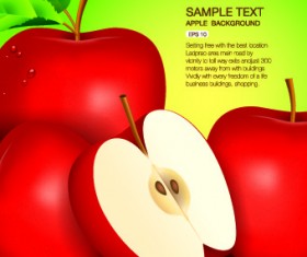 Vector Organic food backgorunds 04