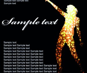 Party flyer black background 03