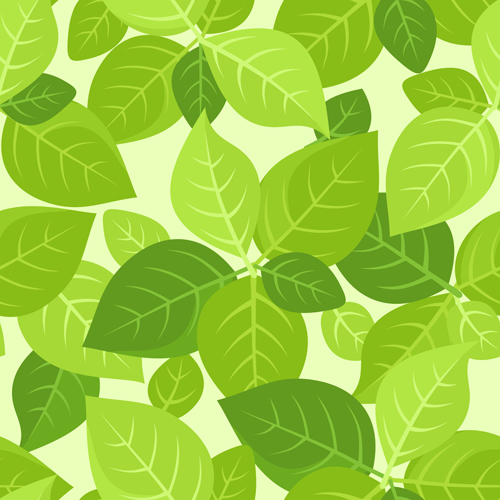 Plant and spring design vector 01