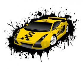 Taxi design vector 02