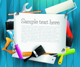 Message Board and Carpentry Tools Backgrounds 01