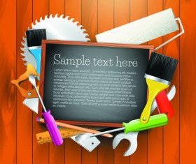 Message Board and Carpentry Tools Backgrounds 04