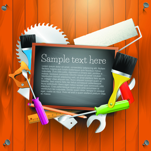 Message Board and Carpentry Tools Backgrounds 04