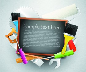 Message Board and Carpentry Tools Backgrounds 05
