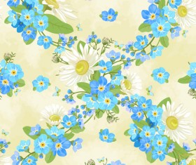 Vivid Flowers vector art 02