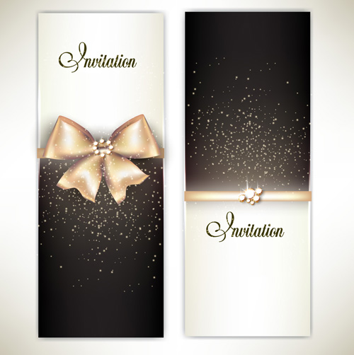 Shiny Holiday Gift Cards vector 05