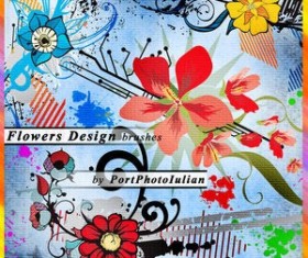 Flower Designs  Photoshop Brushes