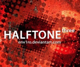 HALFTONEThree Photoshop Brushes